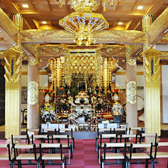 歴史あるお寺「本性寺」での供養