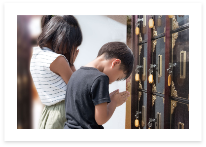 納骨堂へのお参り